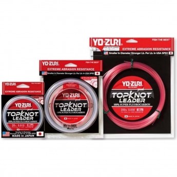 Флюорокарбон YO-ZURI TOPKNOT LEADER FLUOROCARBON 100% 1,05 мм, 27 м (disappearing pink)