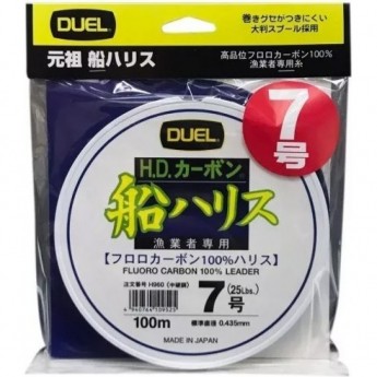 Леска YO-ZURI DUEL H.D.CARBON FUNE LEADER FLUORO100%/100m #5.0 9.0kg (0.37mm)