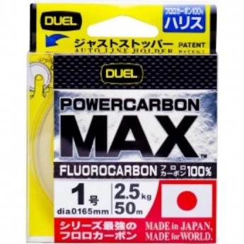 Леска YO-ZURI DUEL POWERCARBON MAX FLUOROCARBON100% 50m #1 2.5Kg (0.165mm)