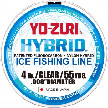 Леска YO-ZURI HYBRID ICE 55YD 1Lbs (0.127mm)