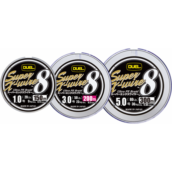 Плетеный шнур YO-ZURI DUEL PE SUPER X-WIRE 8 200m #2.0 5COLOR-YELLOW MARKING 16.0Kg (0.24mm)