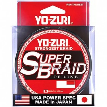 Плетеный шнур YO-ZURI PE SUPERBRAID 150YDS Blue 30Lbs (0.28mm)