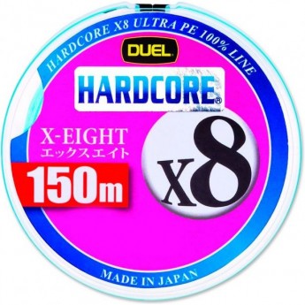 Шнур YO-ZURI PE HARDCORE X8 DUEL 1.5/0.209мм 13.5кг 150м white